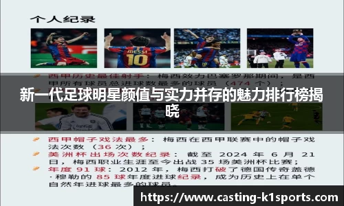 新一代足球明星颜值与实力并存的魅力排行榜揭晓